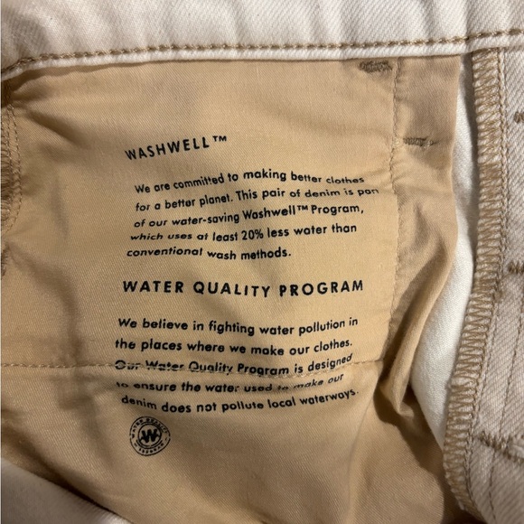 Banana Republic EUC Cream Wide Leg Jeans - Picture 4 of 5